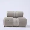 Juego de Toallas Transfronterizo: Toalla de baño, Toalla cuadrada, 100% algodón, Engrosada, Toalla facial suave, 130g, Color liso, Gama alta, Protección laboral