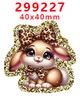 Accesorios Acrílicos de Dibujos Animados con Purpurina Transfronterizos Accesorios para Joyería DIY de Resina Parche Pasador Pasador Gt-J-200655