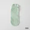 Meias de ioga transfronteiriças de algodão antiderrapantes de silicone para ginástica em ambientes internos, meias de pilates, meias esportivas de malha sem osso para mulheres