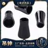 Campana de Metal Redonda para Trompeta Cuerda con Hebilla de Extremo de Tubo Recto Aleación de Zinc Electrochapada Hebilla de Extremo de Cuerda para Pantalones Jinda Accesorios de Ropa