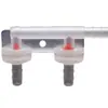 Suministro de fábrica 8mm válvula antirretorno de plástico válvula bios generador de oxígeno máquina de humo de plástico válvula de parada de flujo único