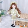 Al por mayor de alta calidad 6 puntos 30 cm muñeca linda Traje de Pequeña Princesa 20 articulaciones niña BJD niña regalo de cumpleaños