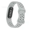 Pulseira Google Fitbit Air aplicável com furo redondo, pulseira de pulso respirável, partículas ecologicamente corretas integradas, fecho de oito caracteres, pulseira de relógio de silicone