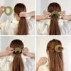 Rizador de cabello nido de pájaro artefacto de peinado agarre cabeza de bola coleta alta horquilla accesorios para el cabello capullo de flor esponjoso agarre para el cabello al por mayor