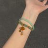 Pulsera de cascabel de un solo paso retro china, diseño de nicho, exquisita joyería de mano elegante de estilo antiguo, novedad de 2023