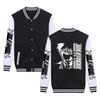 Death BLEACH Kurosaki Yihu estampado outono e inverno Harajuku suéter cross-border estudante pullover beisebol uniforme hoodie