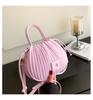 Bolso cruzado de un solo hombro con diseño de nicho texturizado de moda, bolso de mano plisado, bolso pequeño para mujer, nuevo bolso tipo cubo con cordón 2026