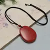 Pingente Pedra Turquesa Azul Imitação Pinheiro Gota d'Água Mica Roxa NanHong Wushi Pai para Homens e Mulheres Corrente de Suéter Pingente Presentes de Barraca de Rua
