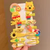 Novo 2023 Presilha de Cabelo de Urso Morango Fofo Presilha de Cabelo Orvalho Estelar Conjunto Infantil Grampo para Franja Grampo para Cabelo Quebrado para Meninas