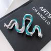Coreia do Sul Jóias Metal em forma de cobra Grande Grampo de cabelo Vento frio Tubarão Clipe Advanced Sense Back Head Hair Grab Acessórios para cabelo
