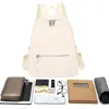 Mochila Versátil de Tela Oxford Lingzhi Canguro Nueva para Mujer Casual de Viaje Mochila para Mujer Bolsa de Viaje de Gran Capacidad