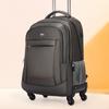 Bolsa de viaje con ruedas para negocios, de gran capacidad, para estudiantes, para niños y estudiantes, mochila escolar para exteriores