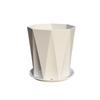 Vaso de flores doméstico tamanho grande sala de estar simples resina plástica espessada planta em vaso árvore da fortuna dragão sangue árvore pássaro do paraíso grande diâmetro
