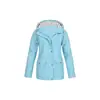 Exportación transfronteriza Amazon wish Chaqueta Otoño e Invierno para Mujer Cortavientos Ropa de Montañismo para Exteriores Chaqueta Impermeable