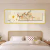 Novos Adesivos Autoadesivos Chinoiserie, Murais de Cabeceira de Quarto, Pinturas para Decoração de Quarto de Hotel, Adesivos Impermeáveis Apagáveis