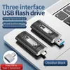 Pen Drives USB Transfronteiriços para Computador e Celular Adequados para Apple, Android, Tipo-C, Huawei USB 3.0, Pen Drives USB de Grande Capacidade 1TB 2TB