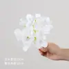 Buquê de flores artificiais de lírio branco puro, flores de seda, flores artificiais de plástico, decoração de sala de estar, arranjo floral de casamento