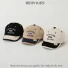 Comercio Exterior Nueva Gorra de Béisbol para Niños Casual Combinable Sombrero de Bebé Sombrero de Invierno y Otoño para Niños Moda Letra T719