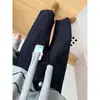 El efecto reductor es lo máximo~ Nuevos jeans de pierna ancha de otoño para mujer, de cintura alta, holgados y de corte recto, longitud corta H090415