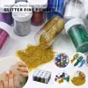 Pó Glitter Laser Glitter Misturado Popular Transfronteiriço 32 Cores Nail Art Frasco de Pó Glitter Atacado Gradiente Céu Estrelado