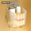 Rack de armazenamento de banheiro Suprimentos de toalete Pendurado na parede Lavagem sem furos Washstand Armazenamento de cosméticos Caixa