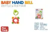 Sonajero de Mano para Bebé de Exportación Transfronteriza, Juguete Calmante, Mordedor Masticable para Bebés de 0 a 1 Año, Entrenamiento Educativo de Agarre para 3-6 Meses