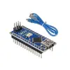 Compatível com Arduino nanoV3.0 placa-mãe de programação mini com microcontrolador Atmega328P aprimorado Placa de Desenvolvimento