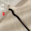 Grampo de Cabelo Flor com Franja Estilo Antigo para Mulheres, de Alto Padrão e Elegante, Versátil Grampo Hanfu, Grampo para Coque na Parte de Trás da Cabeça