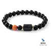 Pulsera de Cuentas de Piedra Natural de los Doce Signos del Zodíaco Artículo de Venta Caliente Transfronterizo Pulsera de Cuentas Mixtas Piedra Ojo de Tigre Piedra de Imagen