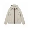 Sudadera Estilo Otoño e Invierno 420g Hilo Hesu Bloque de Color Tendencia Americana Cárdigan Chaqueta con Capucha Sudadera para Parejas Hombres y Mujeres