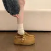 Zapatos de mujer estilo Birkenstock, de suela gruesa, que aumentan la altura, completamente cerrados, colección de otoño 2026, sandalias planas estilo Birkenstock sin cordones, mocasines y náuticos.