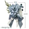 Corsages para Noivo e Noiva de Casamento, Flores de Pulso para Irmã e Melhor Amiga de Casamento, Flores Artificiais, Flores de Mão para Baile e Banquete, Venda por Atacado do Fabricante