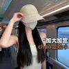 Sombrero de sol de estilo celebrity para circunferencia de cabeza grande con accesorio de mascarilla, protección UV, secado rápido, gorra de béisbol tipo pescador con visera de pico de pato