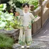 Disfraces de Rendimiento Hanfu para Niños y Niñas, Estilo Chino Tradicional para Niñas, Traje Tang Estilo Antiguo para Jardín de Infancia, Disfraces de Rendimiento Estilo Chino Nuevo, Ropa Tradicional