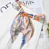 Camisa de Colocação Externa Lenço de Seda Estreito Fino Elegante Feminino Pequeno Longo Moda Primavera e Outono Versátil Sensação de Alto Padrão Fita Tira de Cabelo Lenço