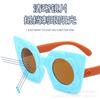 Nueva tendencia, gafas cuadradas lindas para niños, gafas de sol coreanas para niños, gafas de sol de dibujos animados para niños y niñas