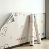 Papel pintado autoadhesivo lindo de dibujos animados, pegatinas de pared impermeables, papel pintado para el hogar, pegatinas decorativas para pared de fondo de habitación infantil, dormitorio