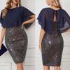 Vestido sexy con tirantes de gasa y lentejuelas vestido AliExpress Amazon nuevo ropa de mujer transfronteriza de comercio exterior europeo y americano