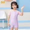 Traje de baño 361 Degrees para Niñas, de una Pieza Profesional para Entrenamiento Nuevo Modelo 2026, Traje de Baño para Bebés y Niñas con Protección Solar