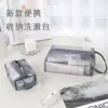 Malla de Puntos Bolsa de Empaque Compacta Portátil con Cremallera Billetera para Monedas Lápiz de Labios Delineador de Ojos Cosméticos Bolsa de Almacenamiento de Malla Venta al por Mayor