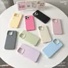 Sensación Simple y Amigable con la Piel Adecuado para Funda de Teléfono Apple 17 iPhone 16 Cubierta Protectora 14 Color Macarrón 13 Funda Suave 12 Estilo Nicho
