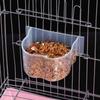 Accesorios para Jaula de Pájaros Estornino Xuan Feng Comedero para Pájaros Ranura Piel de Bromo Loro Caja Comedero para Pájaros Plástico Colgante Antiderrames Antisalpicaduras Comedero para Pájaros