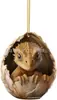 Pendente de Carro de Acrílico Novo Criativo Transfronteiriço de Ovo de Dragão Tesouro Decorações de Casa Halloween Dinossauro Pingente