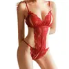Tao Nai'Er Lingerie Erótica Plus Size, Body Sedutor de Renda Apaixonado, Sem Tirar, Vazado, Pijama Quente