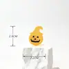 Calavera Halloween Nuevo PVC Goma Suave Zueco Zapato Decoración Hebilla Transfronterizo DIY Lindo Dibujo Animado Flor de Zapato Hebilla de Zapato Accesorios