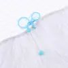 Nuevo Llavero de Cuentas DIY Llavero Metálico Colorido Colgante para Cubierta de Teléfono Móvil y Auriculares Lindo Llavero de Cuentas