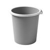 Basurero grande de plástico para clasificación doméstica, creativo, para baño, cocina, con aro a presión, sin tapa, para sala de estar