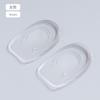 Palmilhas Transparentes Invisíveis de Silicone para Aumento de Altura para Homens e Mulheres, Meias-Palmilhas Confortáveis com Absorção de Choque Q-Elástica, Protetores de Calcanhar Autoadesivos, Ferramenta Mágica para Aumento de Altura