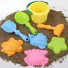 Juego de Cubeta de Playa de Pegamento Suave para Niños y Niñas Pala de Bebé Pala para Cavar Arena Pala Pequeña Juguete para Jugar con Agua para Niños Herramienta para Jugar con Nieve