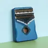 Piano de Pulgar de Madera Maciza, Kalimba Africana, Piano de Dedo de Madera con Artesanía de Tallado, Se Puede Tocar